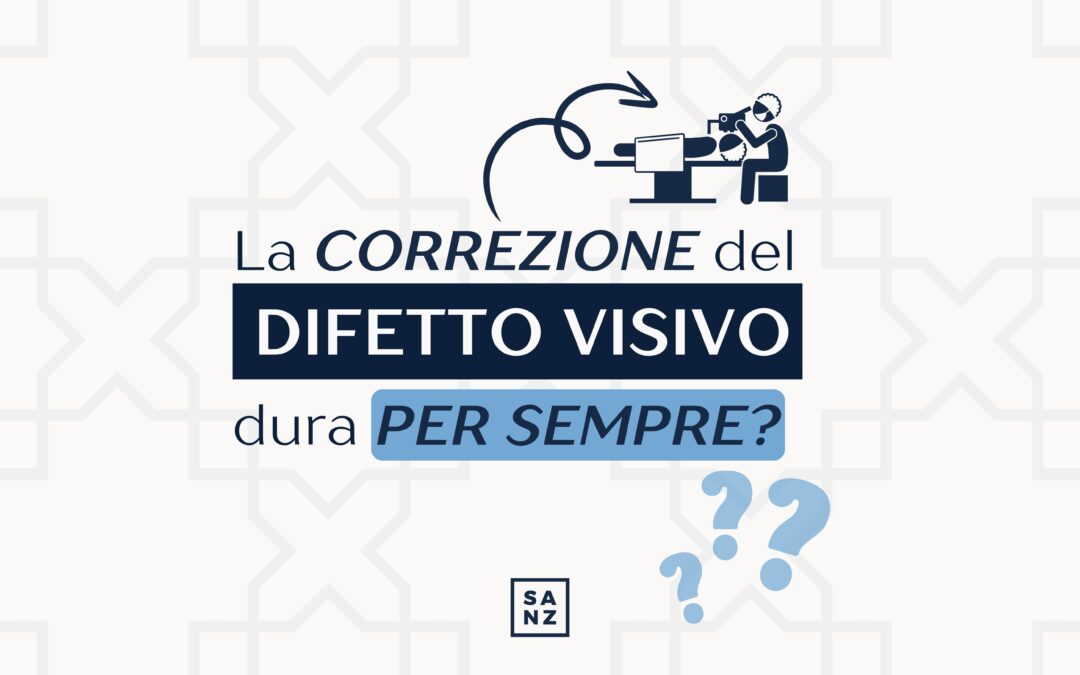 La correzione del difetto visivo dura per sempre?